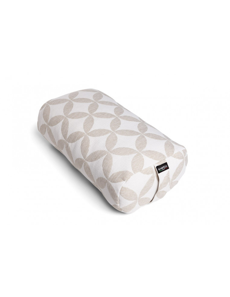 YOGA BOLSTER SQUARE KWELL Mot. Crema